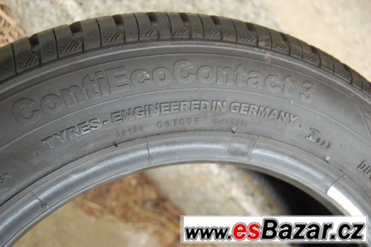 185/60R14 CONTINENTAL, 4ks, nové nejeté, záruka – fotografie 5