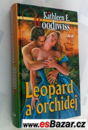 Kathleen E. Woodiwiss - Leopard a orchidej – fotografie 1