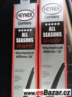 stěrače Heyner ; délka 600mm a 450mm
