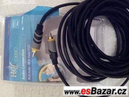 audio kabel koaxiální 10m – fotografie 1