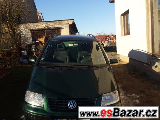 VW Sharan 1,9 tdi 85 kw 6st man, 5/7 míst – fotografie 1