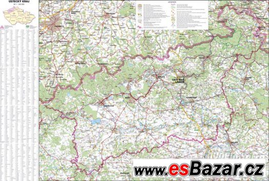 mapy zalaminované – fotografie 3