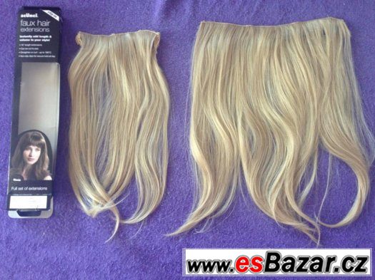 Natur Hair Clips In (vlasové pásy na sponách) – fotografie 1