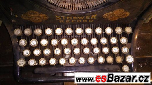 psací stroj mechanický STOEWER RECORD – fotografie 5