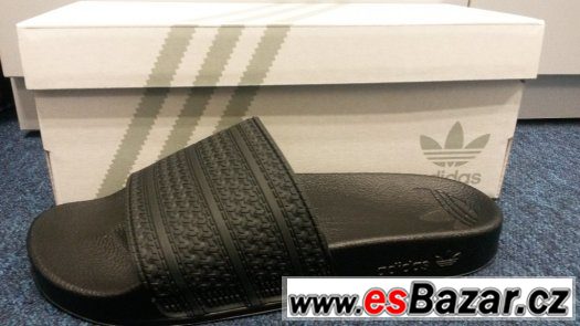 Pantofle ADIDAS - černé – fotografie 1