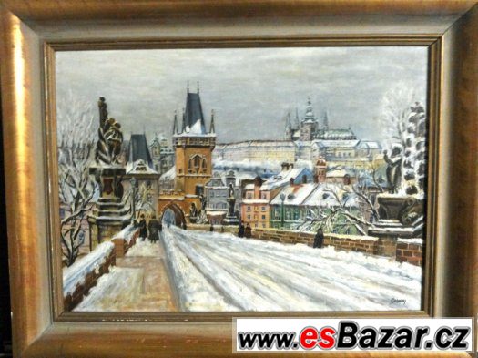 Stary obraz Karlův most – fotografie 1