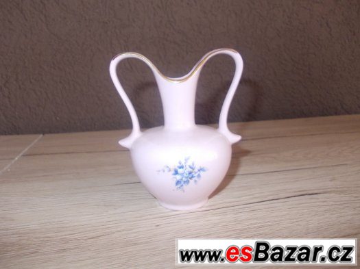růžový porcelán- originál značený – fotografie 5