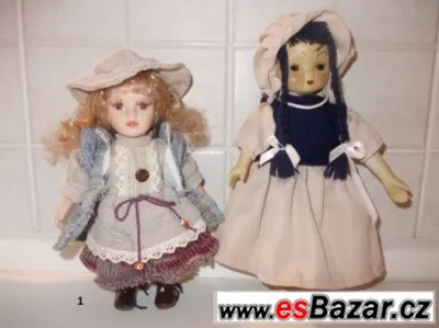 2x PORCELÁNOVÁ PANENKA - čtěte