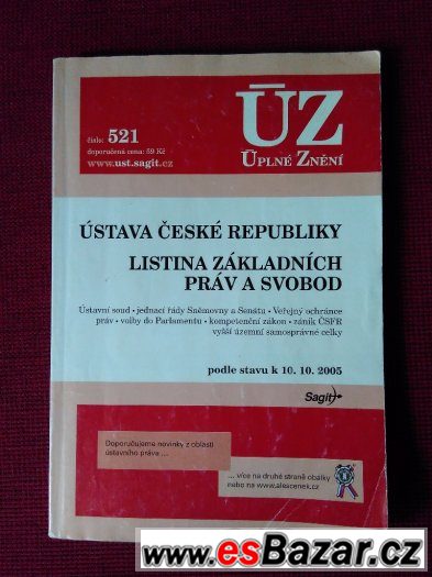 Ústava ČR-Listina základních práv a svobod – fotografie 1