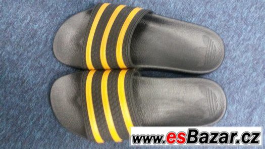 Pantofle  ADIDAS oranžovo-černé – fotografie 3