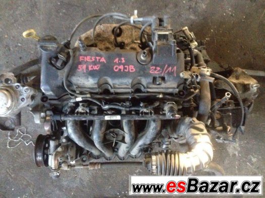 Prodám nastrojený funkční motor na Ford Fiesta 1.3 51kw Typ – fotografie 1
