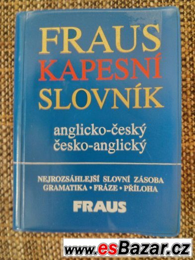 Kapesní slovník anglicko-český a čs-en nakladatelství Fraus – fotografie 1