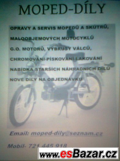 MOPED-DÍLY – fotografie 1