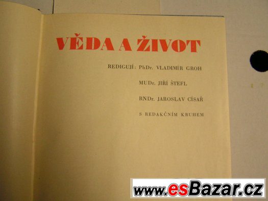 Kniha Věda a život – fotografie 1