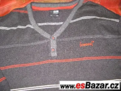 Luxusní pánský svetr RESERVERD, nový, jemná vlna,v. XL