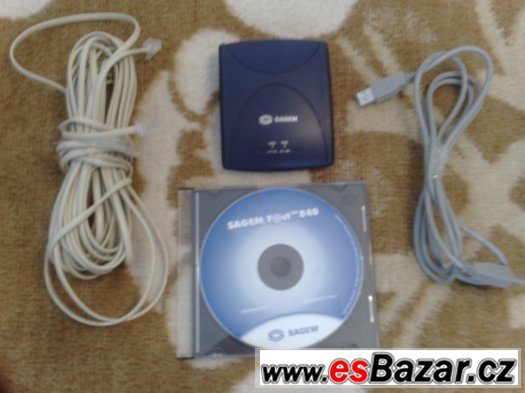 F@st 840 Adsl modem-sagem +pripojení – fotografie 1