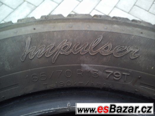 Prodám letní pneu 165/70 R13 např. pro Felicii a Favorit – fotografie 4