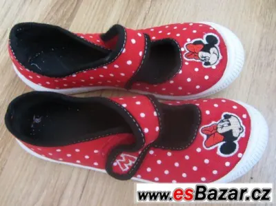 Plátěné botičky Minnie vel. 30