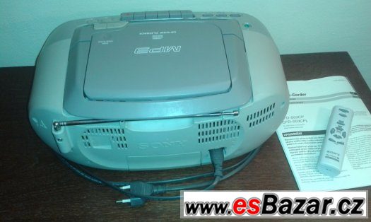 Přenosné rádio - CD, kazety SONY CFD-S03CP – fotografie 4