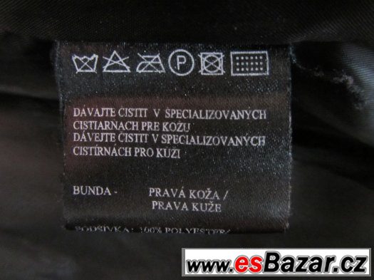 Kožená bundička vel. 38 - dámská vč. poštovného – fotografie 2