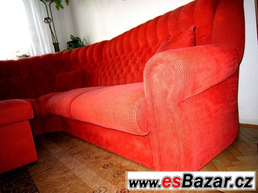 Sedací souprava, rohová, CZ výroba – fotografie 2