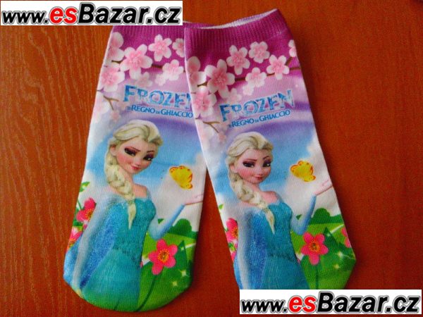 Ponožky motiv 7 - Ledové království (Frozen) 18.cm – fotografie 1