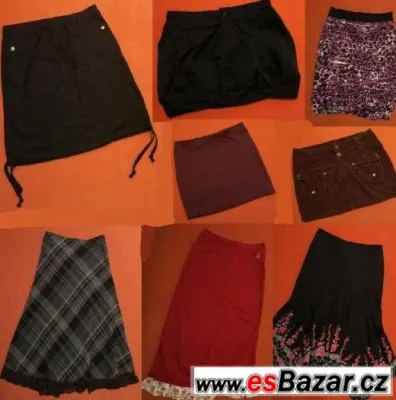 VÁNOČNÍ SLEVY%% SUKNĚ NA ZIMU K LEGÍNÁM / KOZAČKÁM vel. S