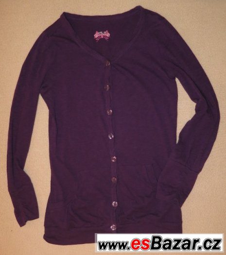 VÁNOČNÍ SLEVY%% DELŠÍ TRIKO / TUNIKA / CARDIGAN vel. S / 36 – fotografie 3