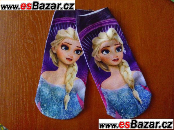 Ponožky motiv 9 - Ledové království (Frozen) 18.cm – fotografie 1