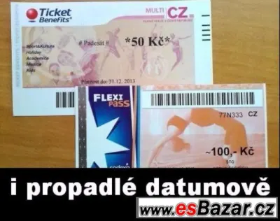 Koupím poukázky,šeky a stravenky s platností do 2016 i 2015