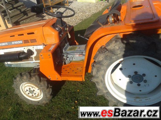 Prodám malotraktor KUBOTA B1600 – fotografie 5