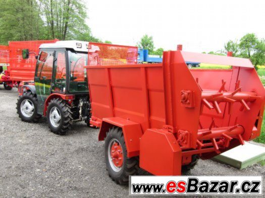 Rozmetadlo hnoje a sypkých hmot za traktor, malotraktor – fotografie 2