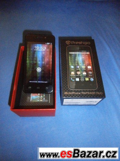 Prestigio Multiphone 5400 DUO černý Záruka – fotografie 3