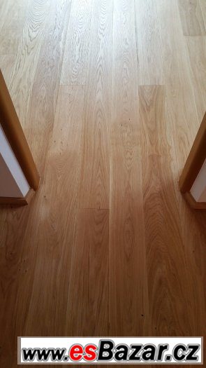 Dřevěná třívrstvá podlaha dub prkno 16cm – fotografie 3