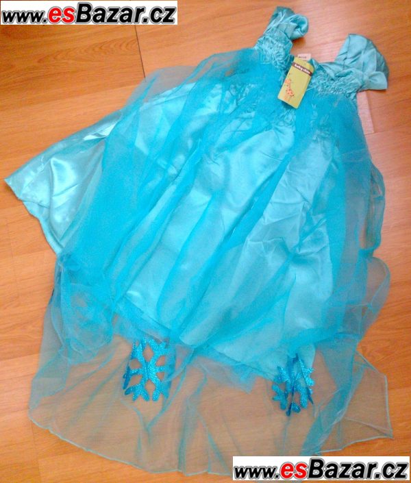 Set 4 - FROZEN-Ledové království. (šaty + korunka) -110.hned – fotografie 2