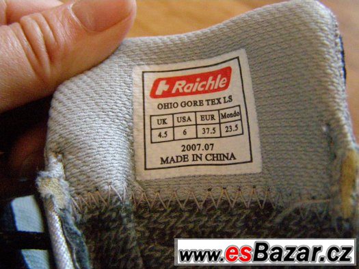 Dámské/dívčí pohorky Raichle, velikost 37,5 - Gore-tex – fotografie 3
