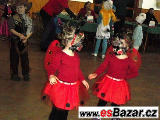 2x karnevalový kostým beruška vel. 92-104 – fotografie 2