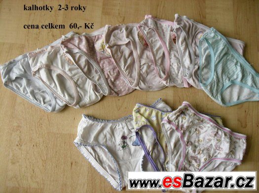 kalhotky 2-3 roky i pro dvojčata – fotografie 1