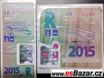Dálniční známka ČR do 31.1.2016