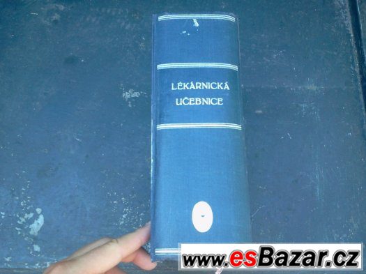 Lékarnická učebnice - rok vydání 1938, 1309 stran – fotografie 2