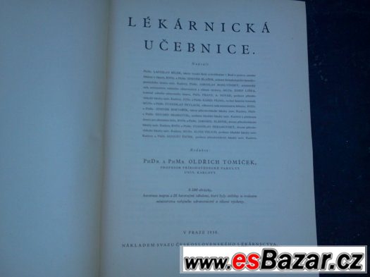 Lékarnická učebnice - rok vydání 1938, 1309 stran – fotografie 3