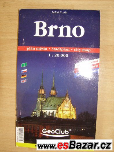 Mapa Brna – fotografie 1