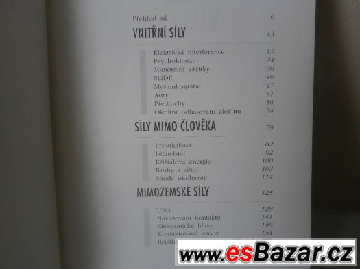 Kniha Paranormální jevy – fotografie 3