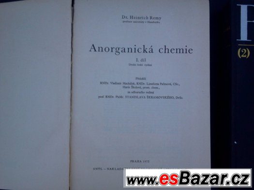 Anorganická chemie 1,2 - Heinrich Remy – fotografie 2