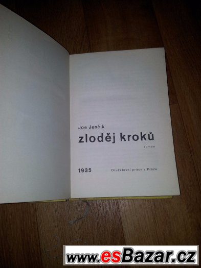 Prodám knihu Zloděj kroků – fotografie 2
