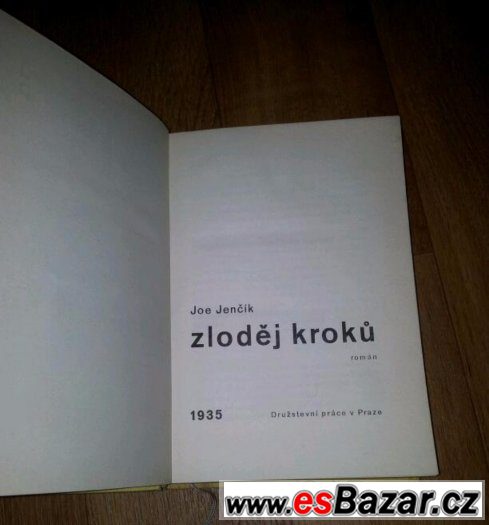 Prodám knihu Zloděj kroků – fotografie 3