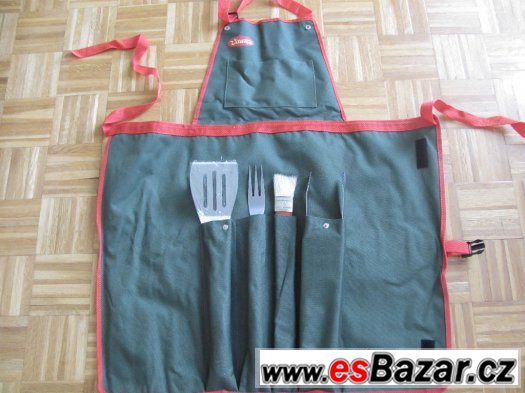 GRILOVACÍ SOUPRAVA + ZÁSTĚRA      za    299,-kč – fotografie 2