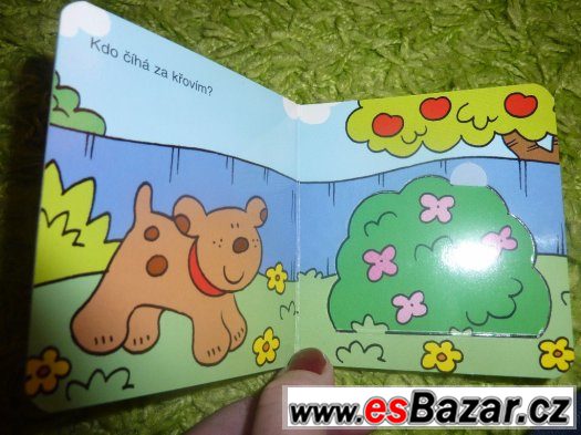 Kniha pro nejmenší:V ZOO, Na zahradě - Podívej se, kdo se sc – fotografie 3