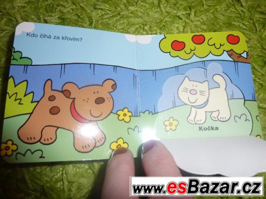 Kniha pro nejmenší:V ZOO, Na zahradě - Podívej se, kdo se sc – fotografie 4