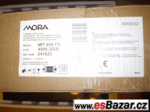 MORA MIT 600 FC- indukční deska – fotografie 4
